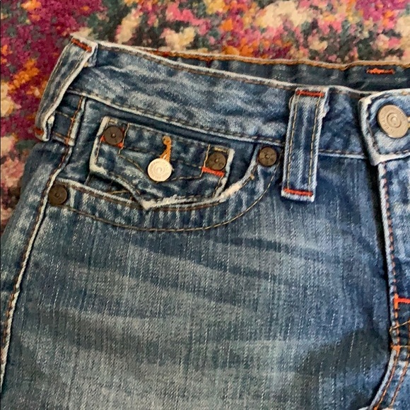 Fun Distressed True Religion Jean Skirt - Picture 3 of 5